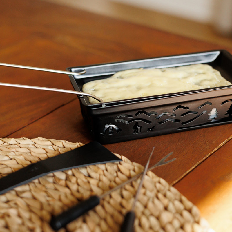 Ensemble à fondue et raclette tandem avec bougie Swissmar