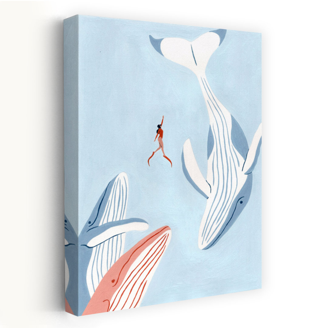 Contemporary Art Contemporary Whale Ocean Wall Art