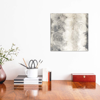 Gray Circles I by Chris Paschke - Wrapped Canvas Print
