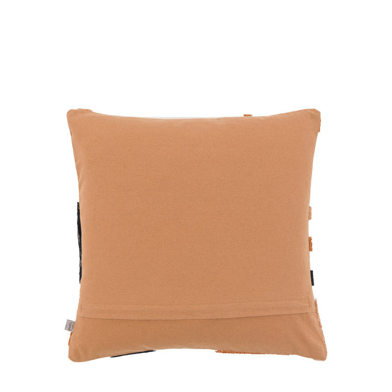Abstract Orange Square Throw Cushion