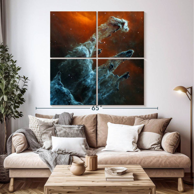 Oberle Pillars Of Creation I, 50" H x 50" W