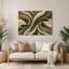 «Biomorphic Abstraction 17», art mural en métal brun-589580008