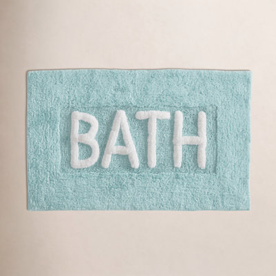 Cotton Blend Bath Rug