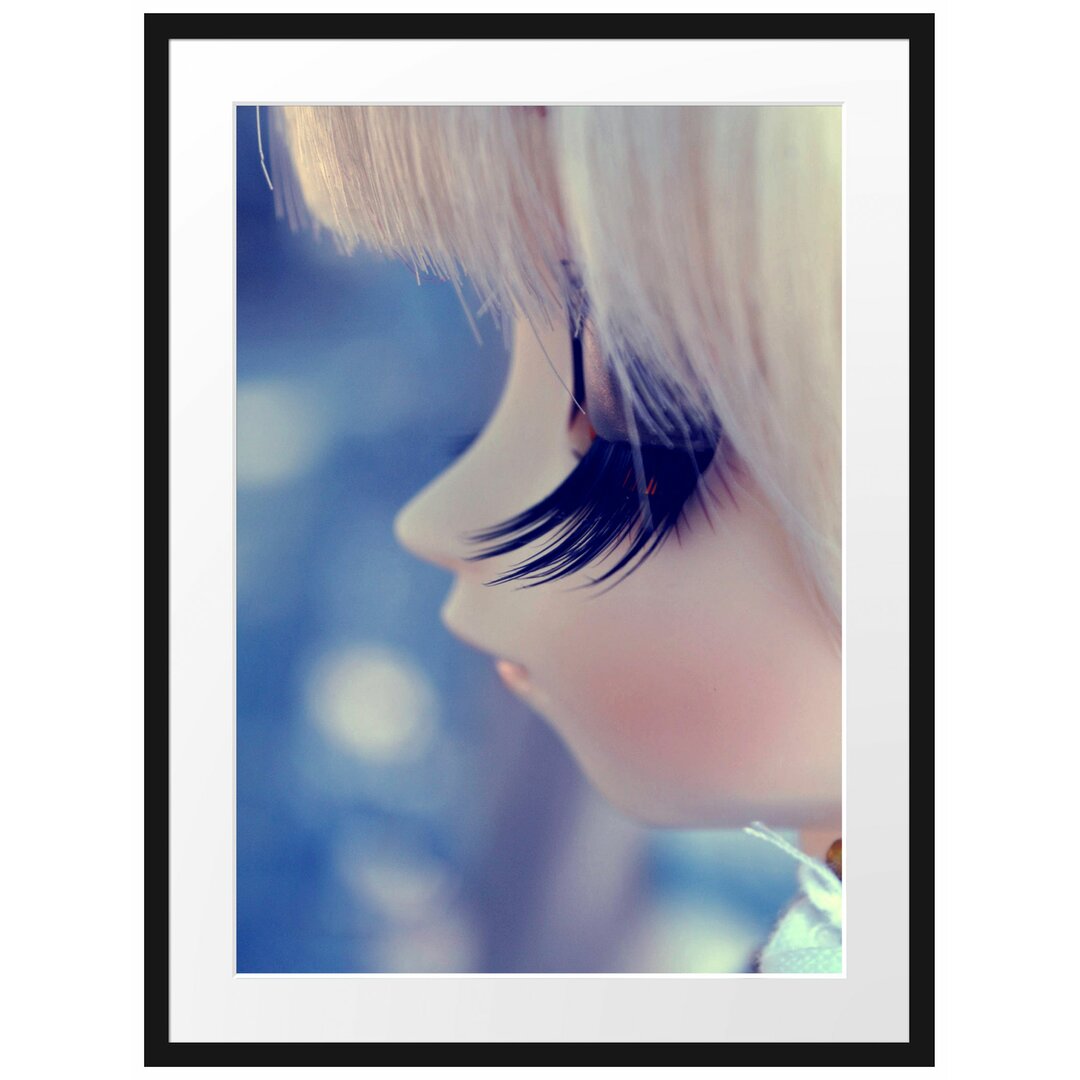 Gerahmtes Poster Pullip-Püppchen mit Wimpern