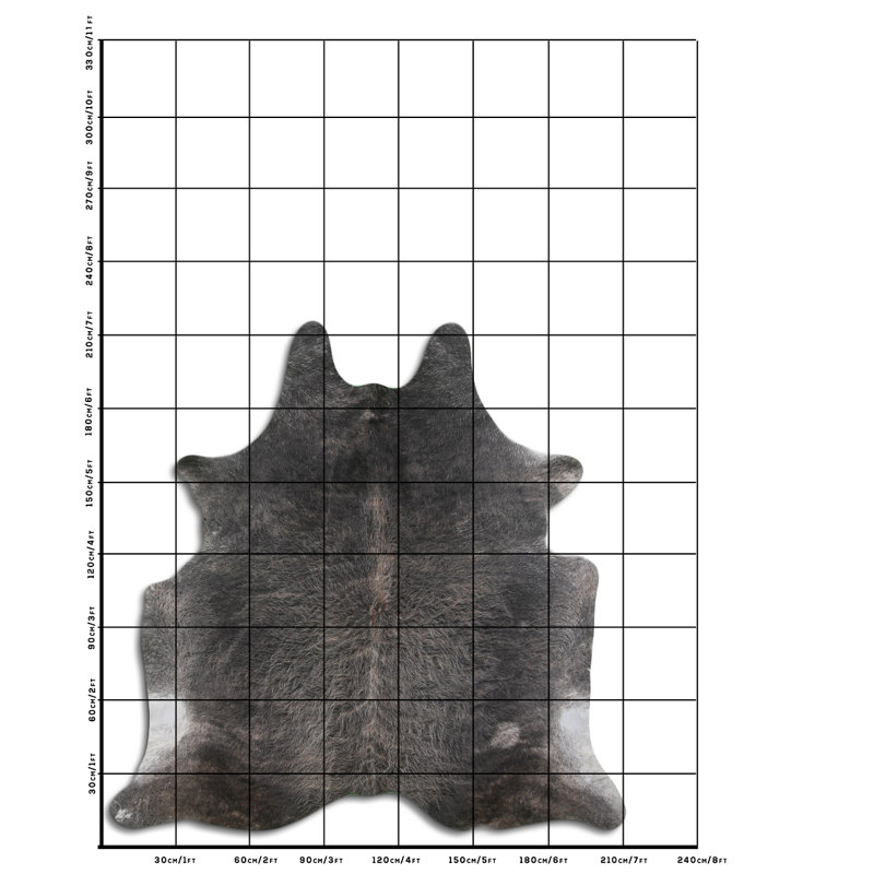 Cowhide Rug Natural Grey