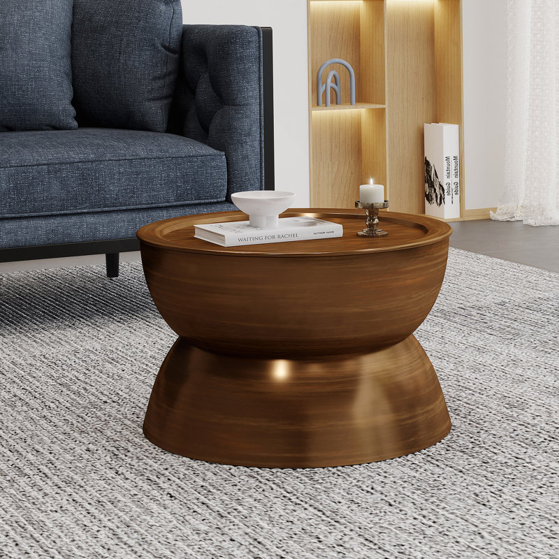 Table basse Ageliki, Bronze antique brossé