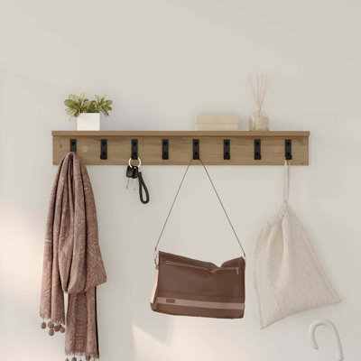 Wall-Mounted Coat Rack 80 X 10.5 X 10.5 Cm