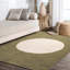 Tapis vert / crème à pois géométriques Cirkel-1136094778