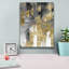 «Epic Graffiti» «Gilt Reflections 2» par Chariklia Zarris, art mural sur toile, 12 po x 16 po