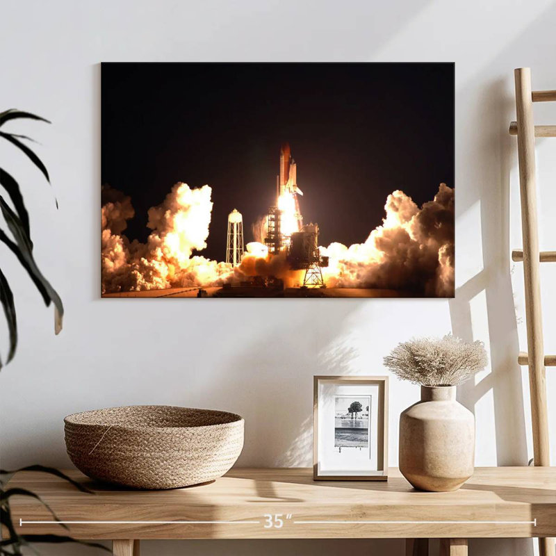 Oberle NASA Space Shuttle Launch, 16" H x 24" W