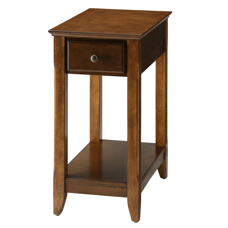 Table d'appoint noyer massif