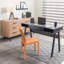 Ensemble de 2 chaises d'appoint de salle à manger d'extérieur Modern-1487937568