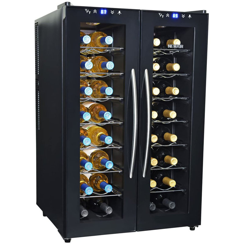 ESI Enterprises Dual Zone 24'' Built-In 32 Bottle Wine Refrigerator