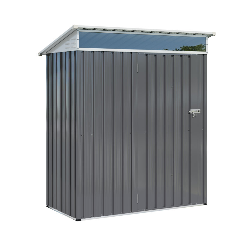 Remise de rangement en métal l 5 pi x P 3 pi avec fenêtre, 5 ft. W x 3 ft. D