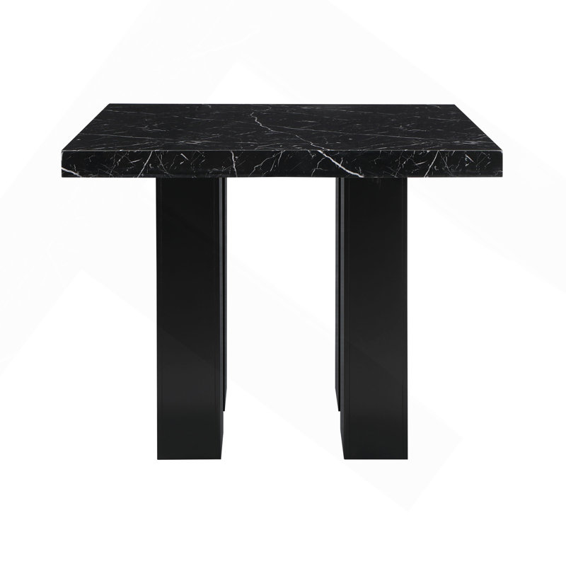 Table de bar noire, Noir