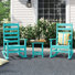 POLYWOOD x Sol 72 Jamarion 3-Piece Porch Rocking Chair Set