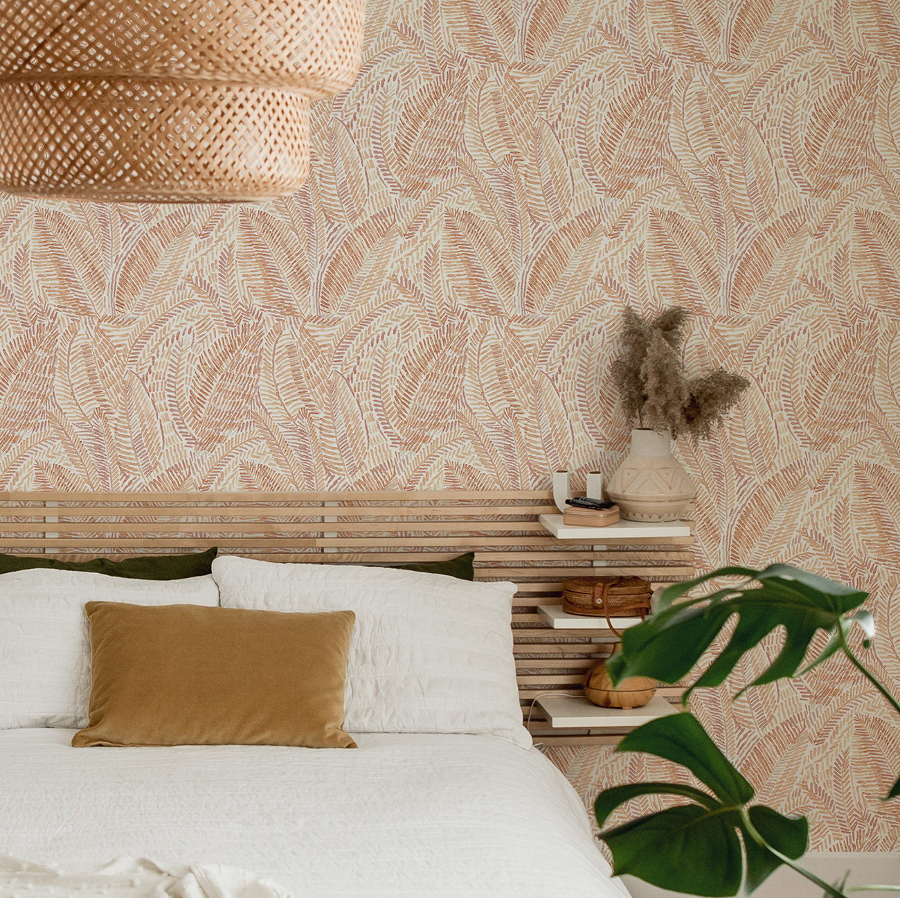 Eline Wallpaper Roll, Orange
