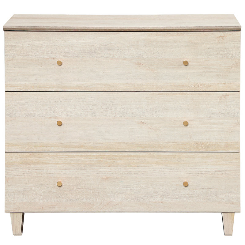 3-Drawer Kids Dresser, Light Oak