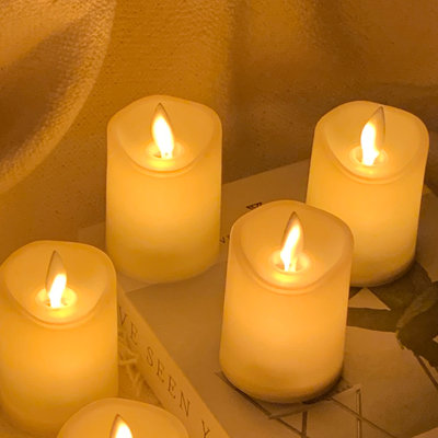 Unscented Flameless Pillar Candle