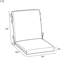 Coussin de chaise longue d'extérieur ARDEN-2030004989-2030004930
