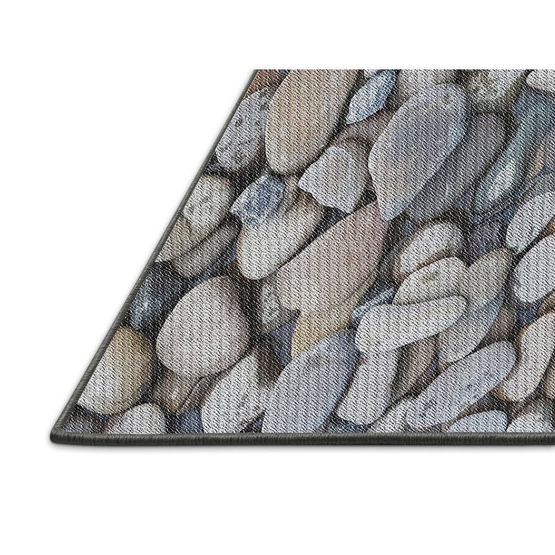 Tapis gris Sami, Rectangle 5 pi x 7 pi