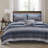Premium Bedding Sets Full Size, Cotton Sheets, Modern Navy Home