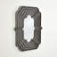 Sequential Scalloped Metal Beveled Wall Mirror-1168512558