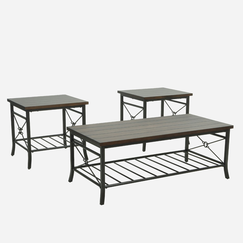 Ensemble de 3 tables basses pour salon