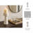 Modern Taper And Pillar Candle Holder For Home Decor - Decorative Floor Inspired Candle Stand For Tabletop And Living Room Decor -  White-545880566