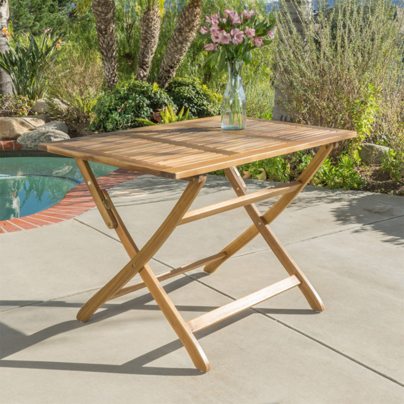 Table pliable Positano 43,5 po, Natural