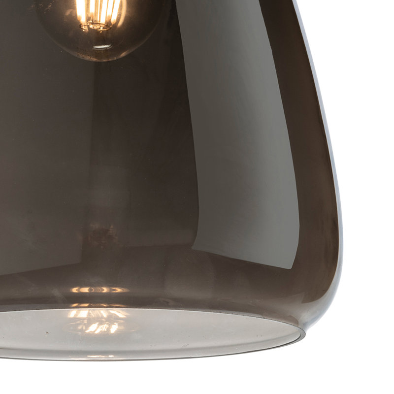 1 - Light Grey Teardrop Pendant