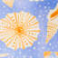 Sea Shells Indoor / Outdoor Blue Square Throw Cushion-109318353