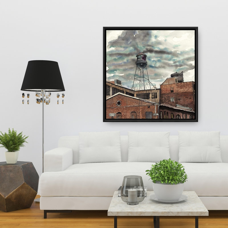 «Water Tower In Williamsburg» sur toile