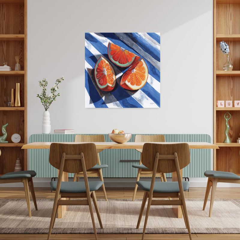 Contemporary Art Contemporary Fruit Art by Kate Jarvik Birch - Wrapped Canvas Print, 91.44 cm H x 91.44 cm W