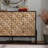 6-Drawer Sideboard Cabinet, Geometric Pattern - Standard