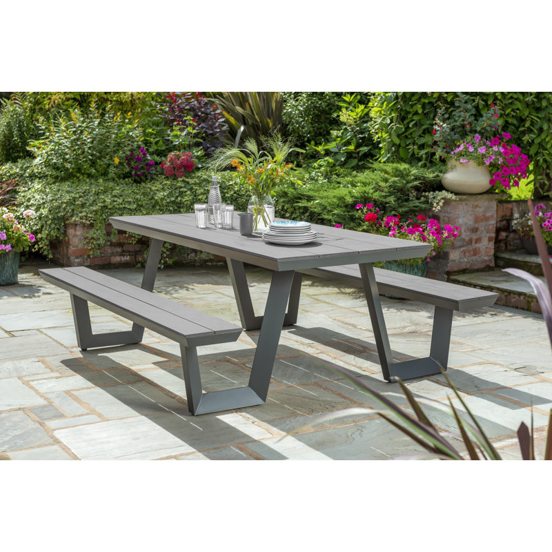 Pim Wembly Picnic Set in Anthracite, Mid Grey
