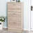 3-Drawer Shoe Storage Cabinet, 3-Tier Wood Shoe Rack Storage Organizer