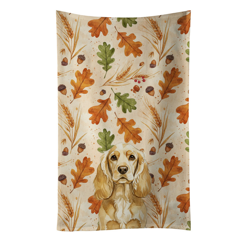 Serviette de cuisine tricolore Sheltie, Buff Cocker Spaniel