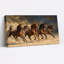 Ensemble de 1 tableau sur toile représentant des chevaux au galop-329720280