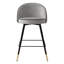 Cooper Swivel Upholstered Stool with Metal Frame-13668573-13668574