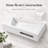 32" V-Shaped Stone Resin Sink with Integrated Towel Bar, Wall-Mounted Floating Bathroom Sink-1206841717