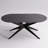 69.4" Wide Oval Wooden Dining Table with Metal Legs-867759539
