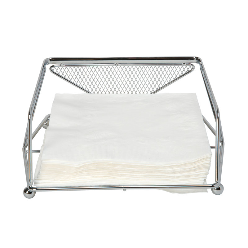 Iron Napkin Holder, Chrome