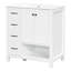 Meuble-lavabo moderne avec lavabo en céramique et grand rangement-1350074703