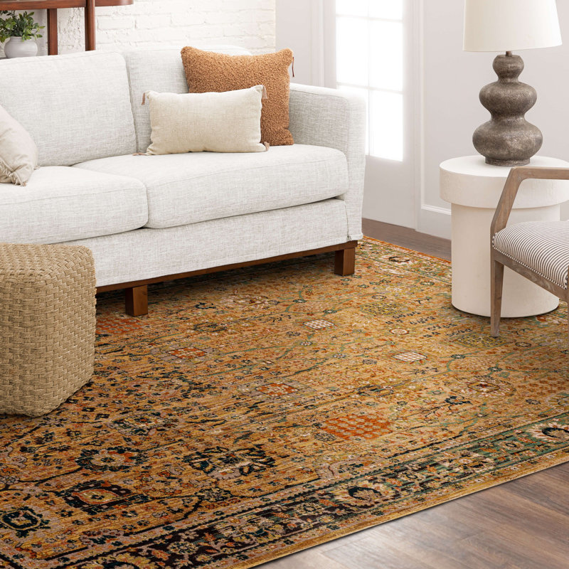 Tapis d'intérieur en polyester tissé Spice Market, Rectangle 8 pi x 11 pi