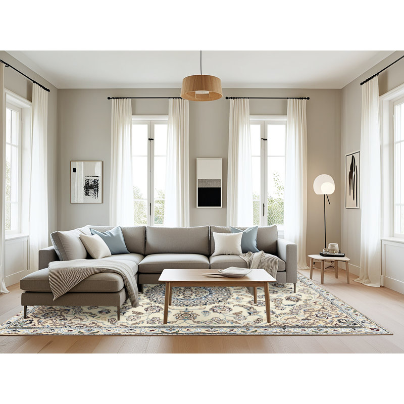 Guernon Oriental Indoor Rug, Rectangle 8' x 12'