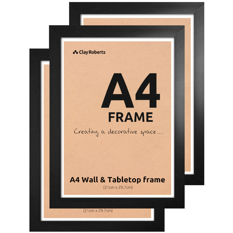 Picture Frame - Set of 3, Light Grey