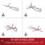 Arbre de Noël artificiel régulier (double) avec aiguilles noires-1259993234-1259993236