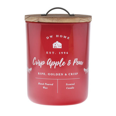 Crisp Apple And Pear Scented Jar Candle