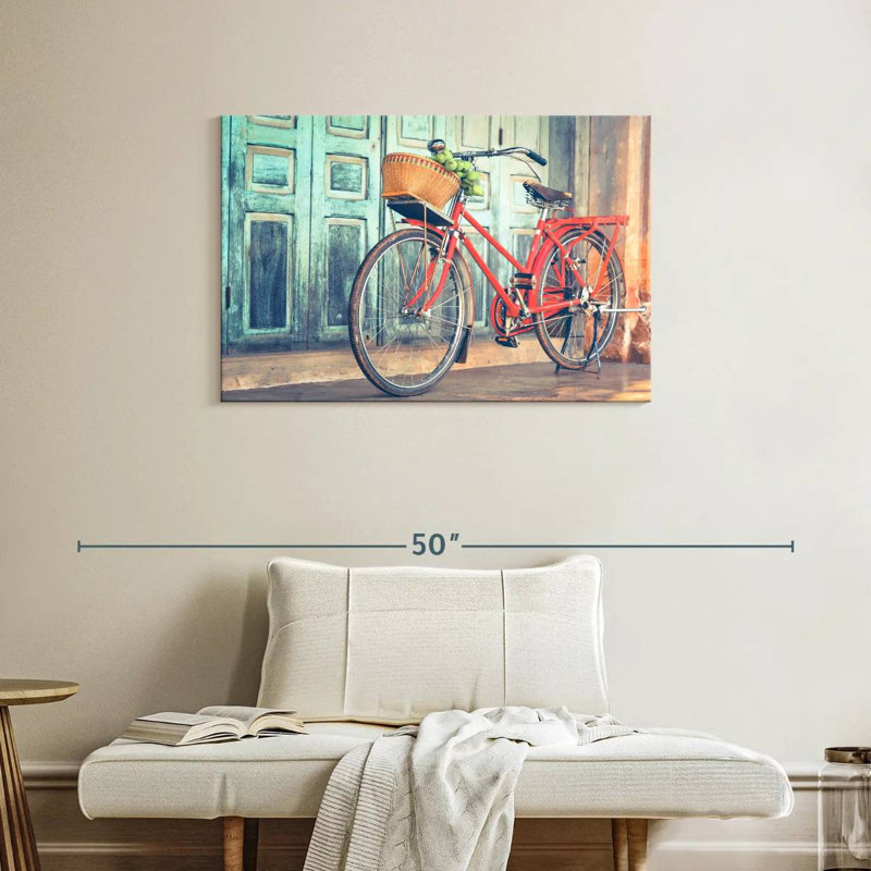 Vélo rouge Mehar Hipster, H 24 po x l 36 po